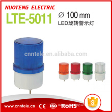 LTE-5011 100mm 12V 24V 110V 230V 380V LED Feu d&#39;avertissement rotatif